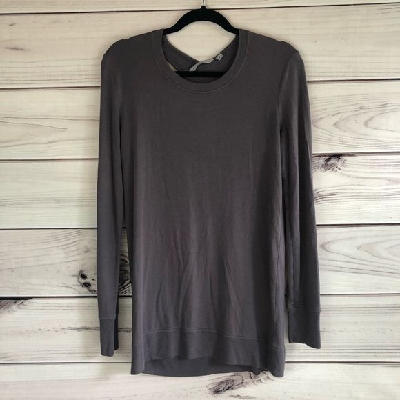 Athleta Coaster Go-To Sweatshirt in Silver Bells - Picture 4 of 7